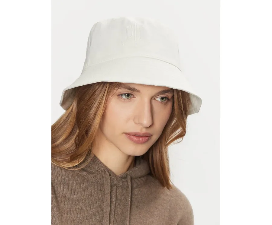 obrazek 1 LAUREN RALPH LAUREN Kapelusz 454966225001 Biały