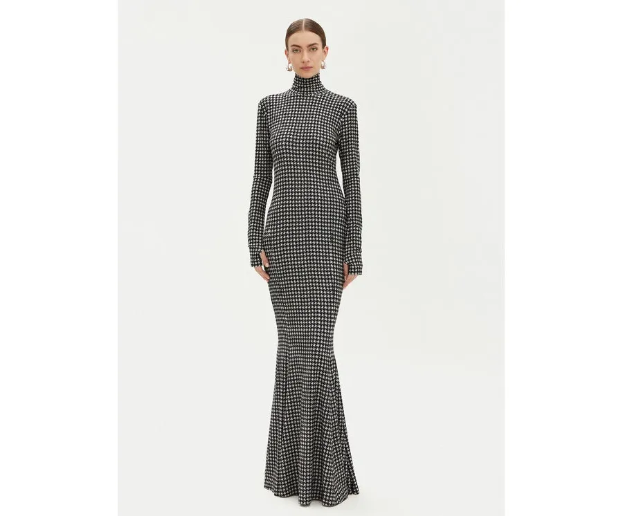 obrazek 1 NORMA KAMALI Sukienka wieczorowa KK3243PL251657 Szary Slim Fit