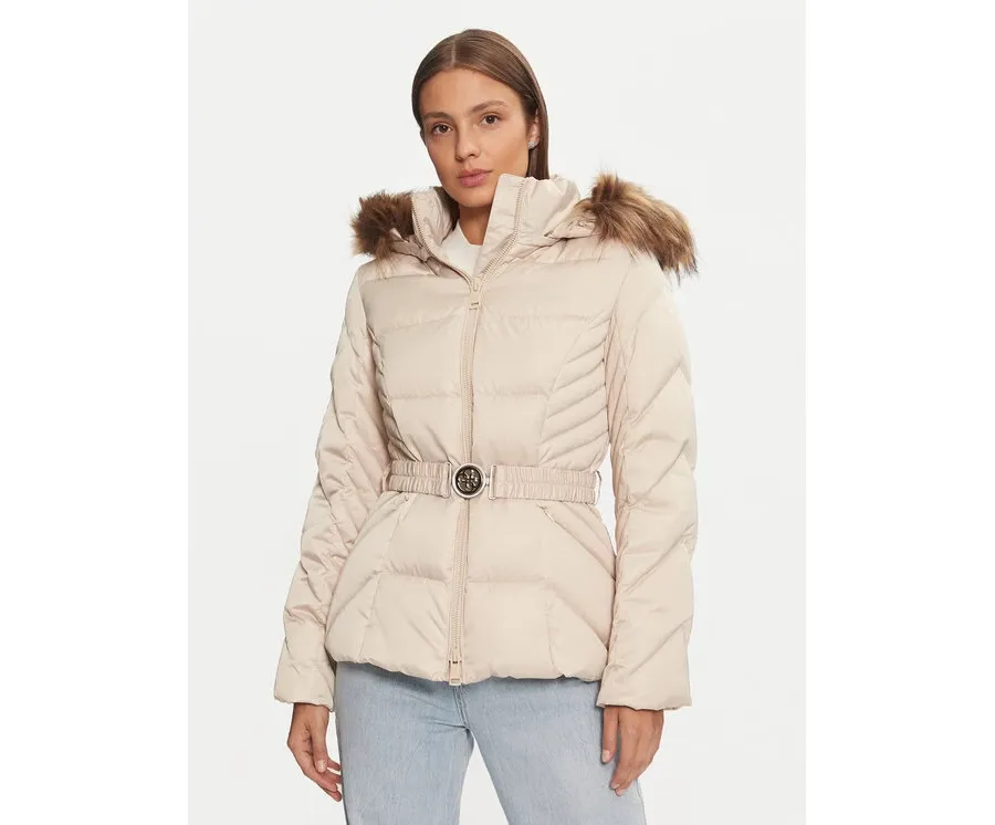 obrazek 1 Guess Kurtka puchowa New Olga W4BL53 WEX52 Beżowy Regular Fit