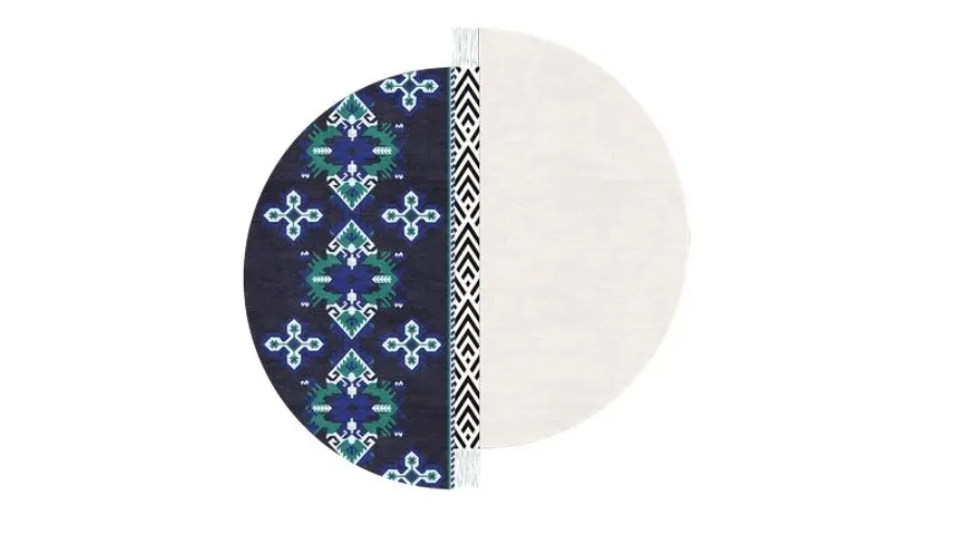 obrazek 1 Oryginalny dywan Retro Mirror do salonu lub sypialni