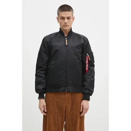 Zdjęcie Alpha Industries kurtka bomber MA-1 VF 59 męski kolor czarny przejściowa 191118.03