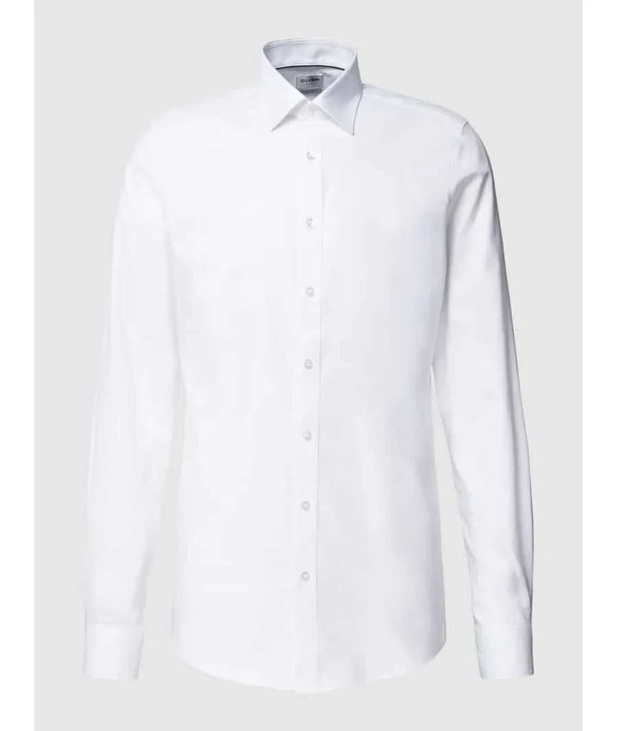 obrazek 1 Koszula biznesowa o kroju slim fit z twillu z bardzo długim rękawem