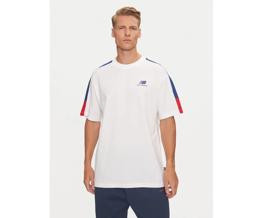 obrazek 1 New Balance T-Shirt Classics MT43526NNY Niebieski Relaxed Fit