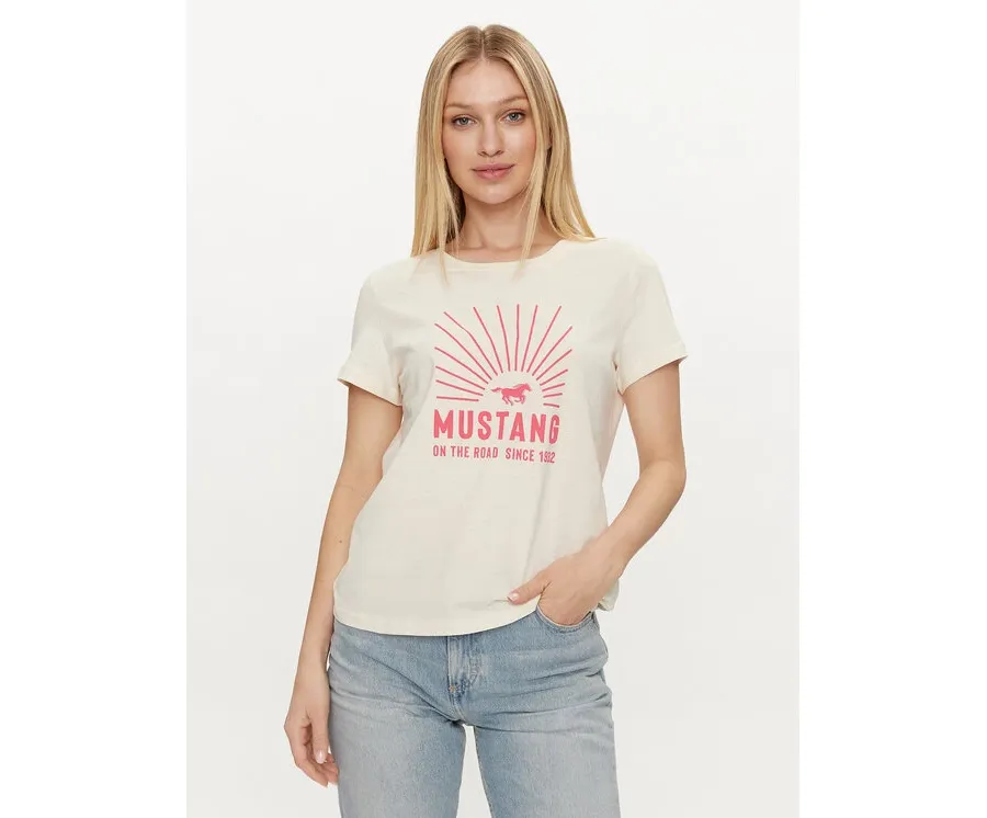 Mustang T Shirt Alina C Print 1014676 o ty Regular Fit