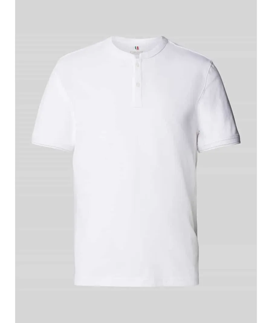 obrazek 1 Koszulka polo o kroju slim fit z okrągłym dekoltem model ‘LANO’