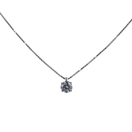 Zdjęcie Piękny stylowy naszyjnik Punto Luce ze średnim diamentem