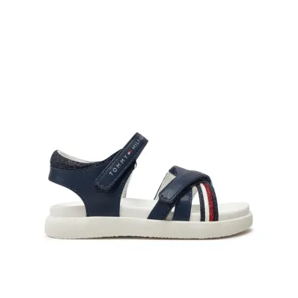 Zdjęcie Tommy Hilfiger Sandały Strippes Velcro Sanadal T1A2-33234-0326 S Granatowy