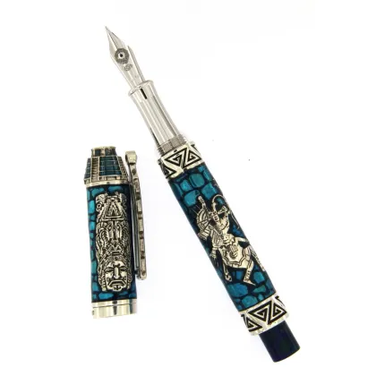 Zdjęcie Pióro wieczne Quetzalcoatl w kolorze niebieskim Kolekcja Limitowana