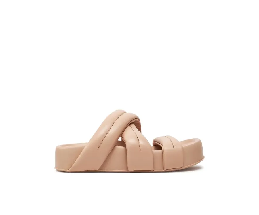 obrazek 1 AGL Klapki Jane D685001PGSOFTY0551 Beżowy