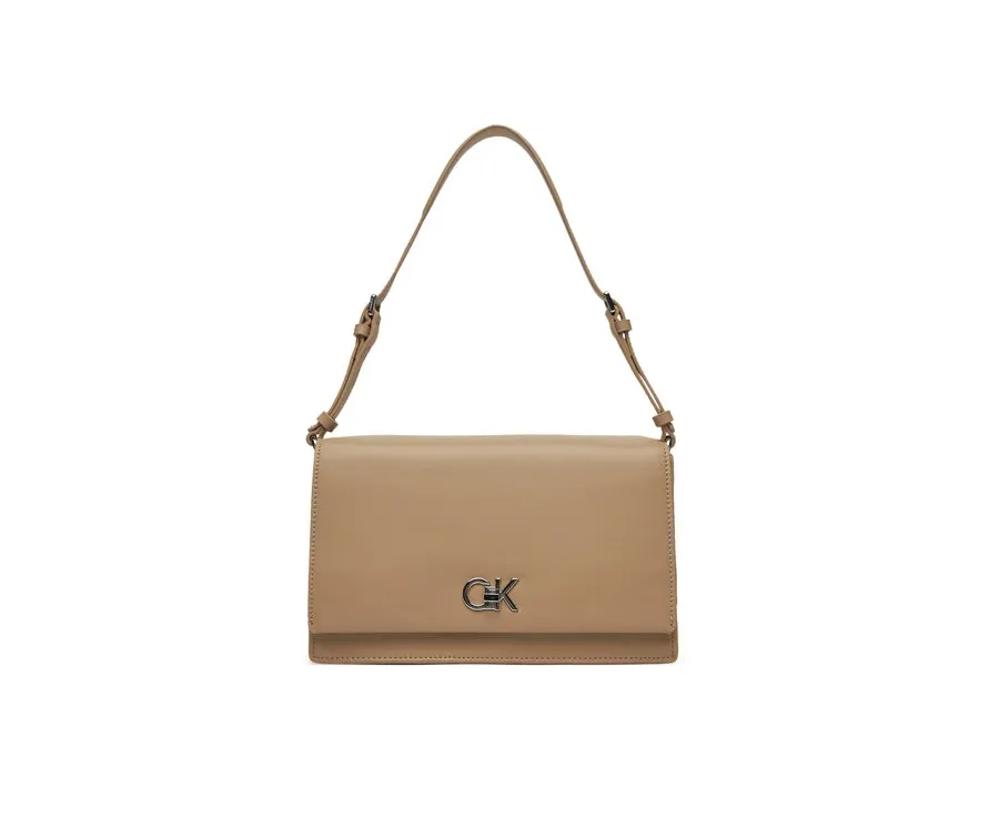 obrazek 1 Calvin Klein Torebka Ck Elongated Shoulder Bag K60K612807 Beżowy