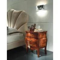 Zdjęcie Urokliwa antyczna szafka nocna z drzewa jesionowego, różanego