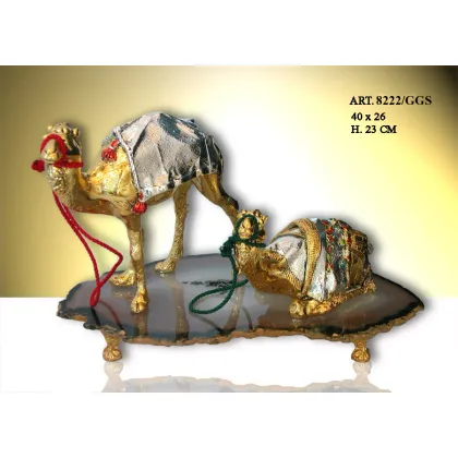 Zdjęcie Ekskluzywna włoska figura dwóch wielbłądów