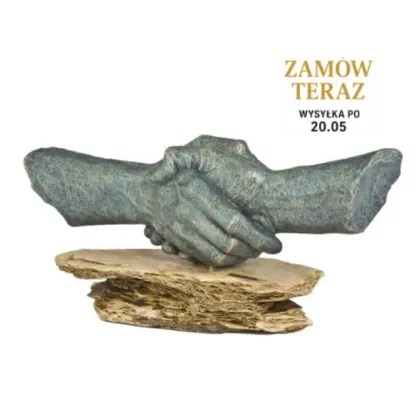Picture Handshake - a sculpture as a gift for the boss!