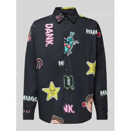 Zdjęcie Koszula casualowa o kroju regular fit z kołnierzykiem typu kent model ‘Ellisoe’