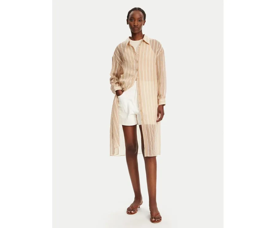 obrazek 1 LOLA CASADEMUNT Koszula LS2515045 Beżowy Relaxed Fit
