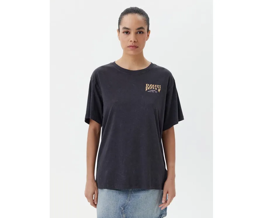 obrazek 1 Roxy T-Shirt ERJZT05905 Szary Oversize