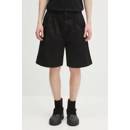 Zdjęcie Carhartt WIP szorty bawełniane Marv Short męskie kolor czarny I034813.8906