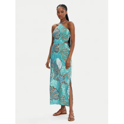 Zdjęcie Seafolly Sukienka letnia La Mer 55423-DR Turkusowy Regular Fit
