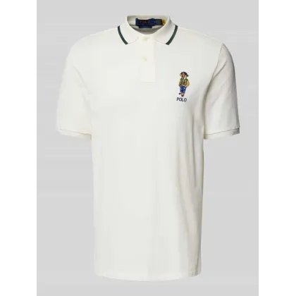 Zdjęcie Koszulka polo o kroju classic fit z wyhaftowanym motywem i logo
