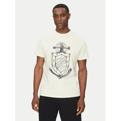 Zdjęcie Guess T-Shirt M5GI72 KBW41 Beżowy Regular Fit