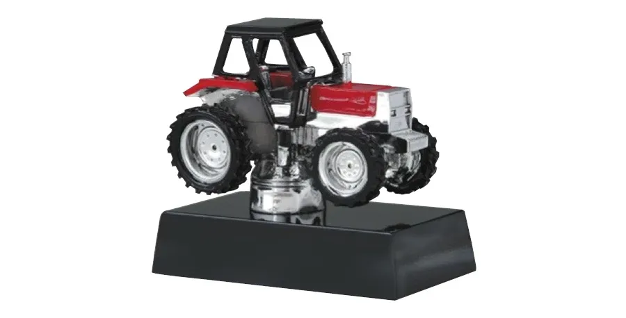 picture 1 Figurine with a tractor - Astra Argenti