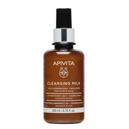 Zdjęcie Apivita oczyszczające mleczko do twarzy i okolic oczu 200 ml