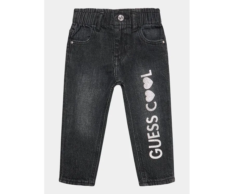 obrazek 1 Guess Jeansy K3YA05 D52W0 Czarny Relaxed Fit