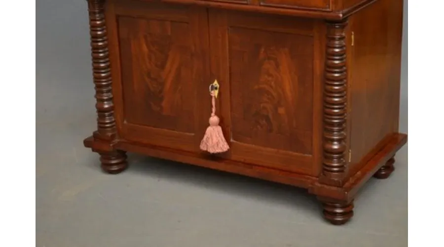 obrazek 5 Niezwykły regencyjny, mahoniowy kredens / komoda z 1820 roku - antyk