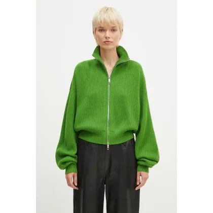 Zdjęcie Sportmax kardigan wełniany Svago kolor zielony ciepły 2422346012600