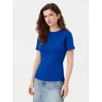 Zdjęcie Tommy Hilfiger T-Shirt New Cody WW0WW40587 Niebieski Slim Fit