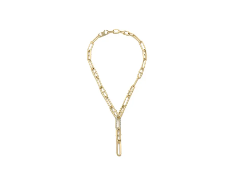 obrazek 1 Fossil Naszyjnik JF04583710 Złoty