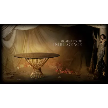 Picture Prestigious wooden dinner table