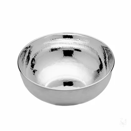 Zdjęcie Piękna srebrna miska o nowoczesnym wzornictwie - Zaramella Argenti