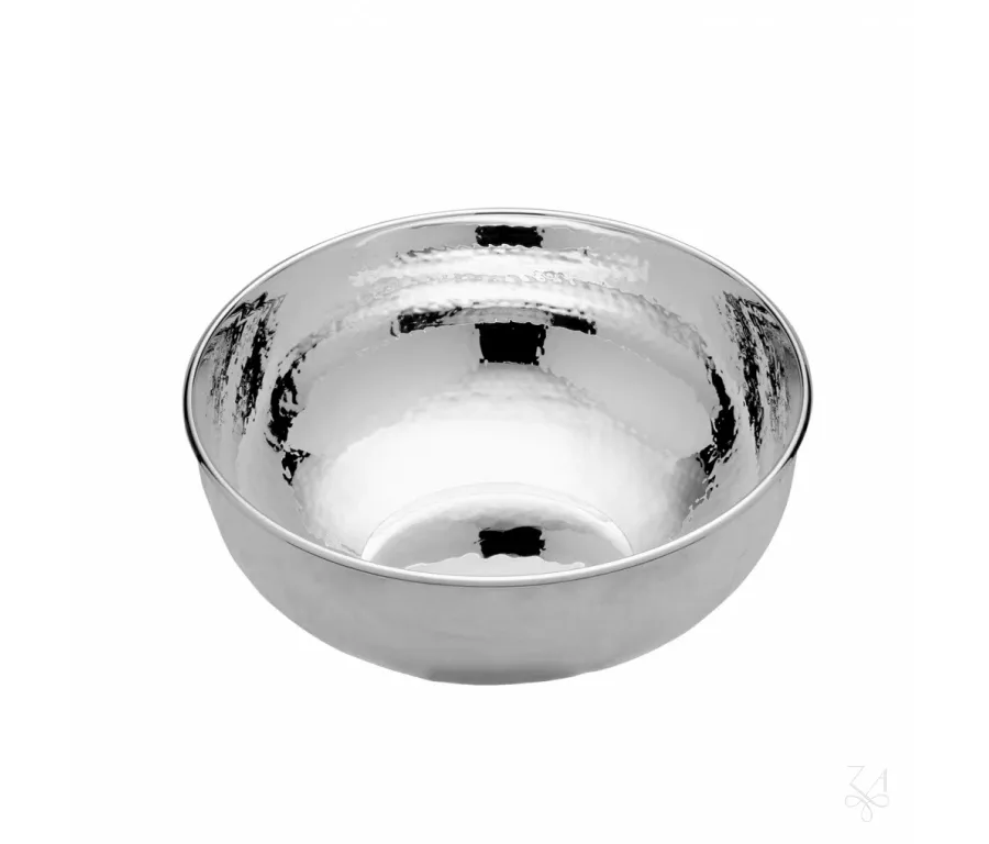 obrazek 1 Piękna srebrna miska o nowoczesnym wzornictwie - Zaramella Argenti