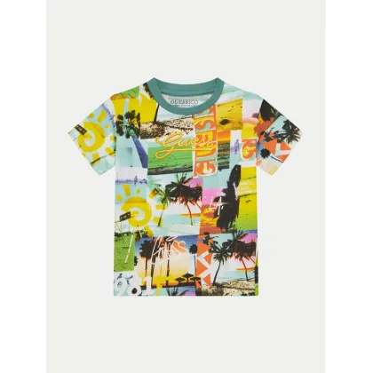 Zdjęcie Guess T-Shirt N5GI19 K8HM4 Kolorowy Regular Fit