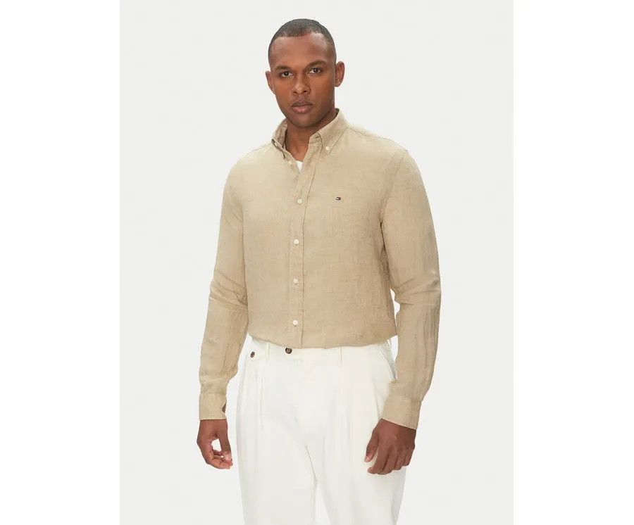 obrazek 1 Tommy Hilfiger Koszula MW0MW34602 Beżowy Regular Fit