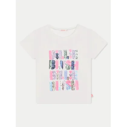 Zdjęcie Billieblush T-Shirt U20493 Écru Regular Fit