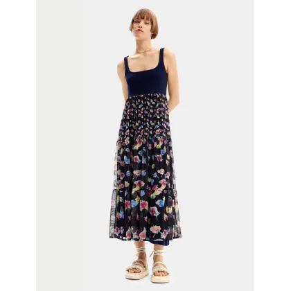 Zdjęcie Desigual Sukienka letnia Vancouver 24SWVK58 Granatowy Regular Fit