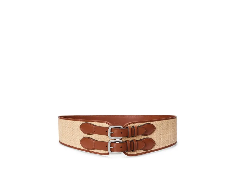 obrazek 1 LAUREN RALPH LAUREN Pasek Damski 412961650001 Beżowy