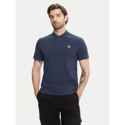 Zdjęcie Moose Knuckles Polo Everett M34MT712 Granatowy Slim Fit