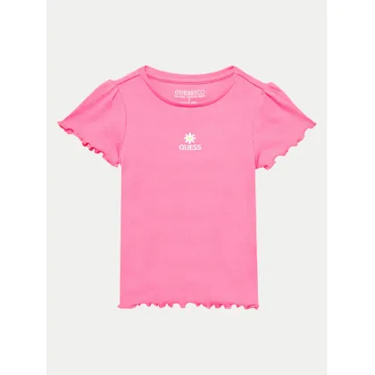 Zdjęcie Guess T-Shirt K4YI14 KBZP4 Różowy Regular Fit