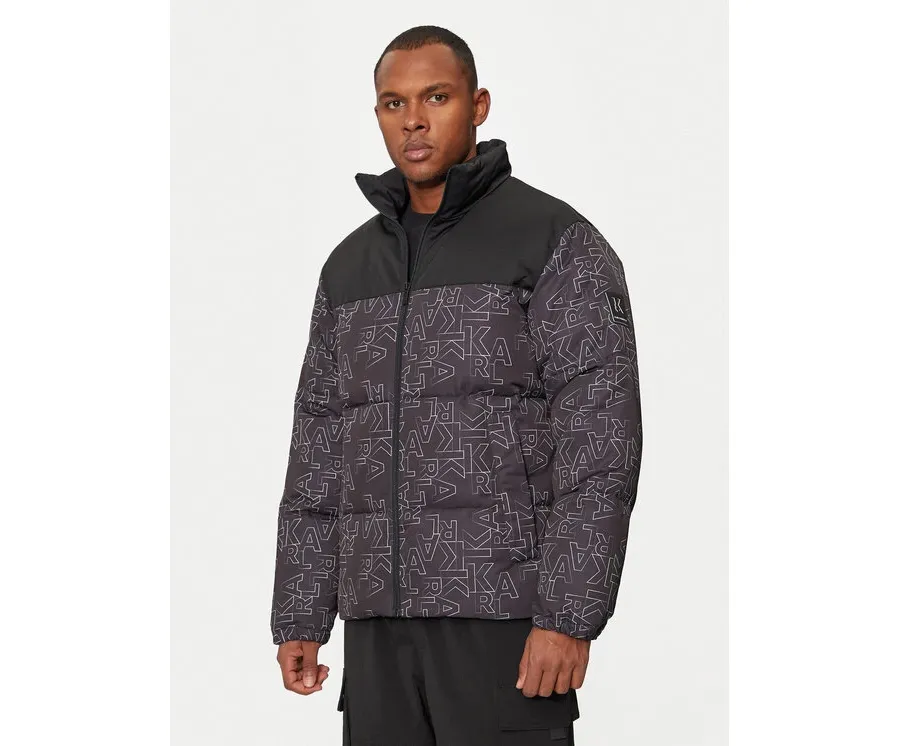 obrazek 1 KARL LAGERFELD Kurtka puchowa 505011 544528 Szary Regular Fit