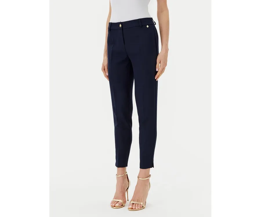 obrazek 1 Maryley Spodnie materiałowe 25EB52Z/M24/43BL Granatowy Regular Fit