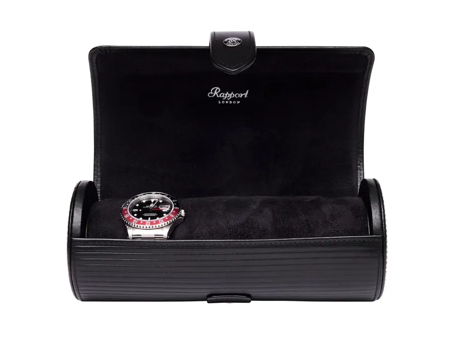 obrazek 2 Etui na 3 zegarki ze skóry licowej