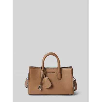 Zdjęcie Torebka skórzana z zawieszką z logo model ‘SCARLETT’