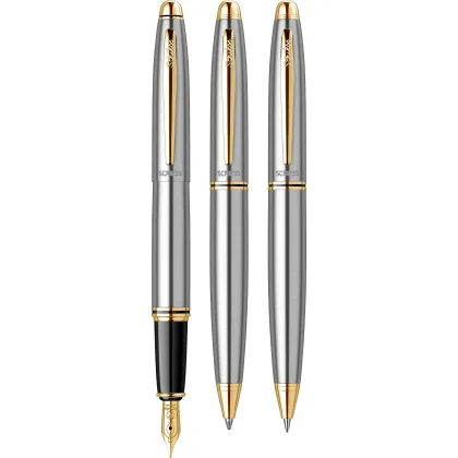 Zdjęcie Prezentowe akcesoria biurowe z mosiądzu