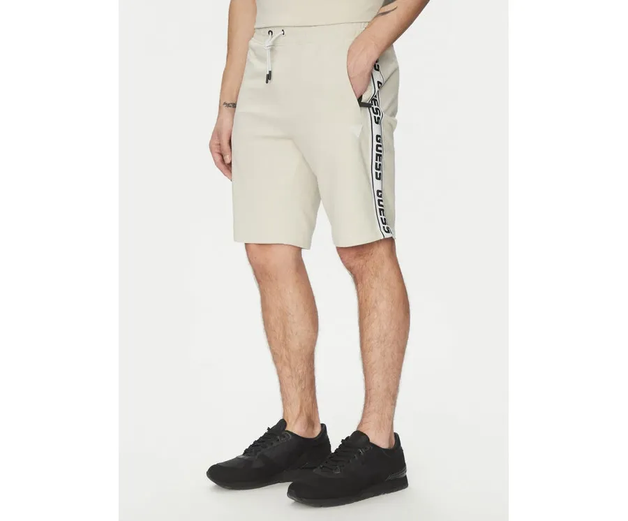 obrazek 1 Guess Szorty sportowe Z2YD02 K6ZS1 Écru Regular Fit