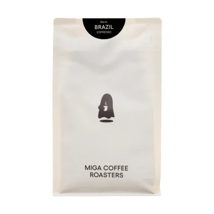 Zdjęcie Miga Coffee Roasters Brazil Espresso ESP 250g, kawa ziarnista MIGA COFFEE