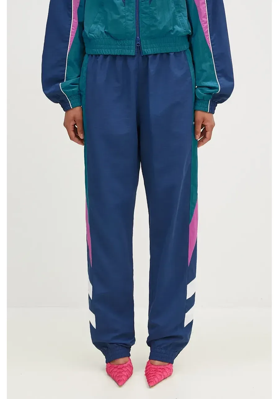 obrazek 1 Martine Rose spodnie dresowe Panelled Trackpant kolor niebieski wzorzyste 154WP01511