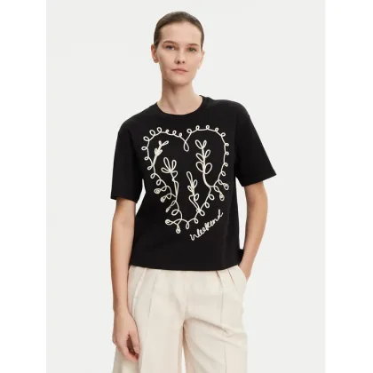 Zdjęcie Weekend Max Mara T-Shirt Lecco 2515941052 Czarny Boxy Fit